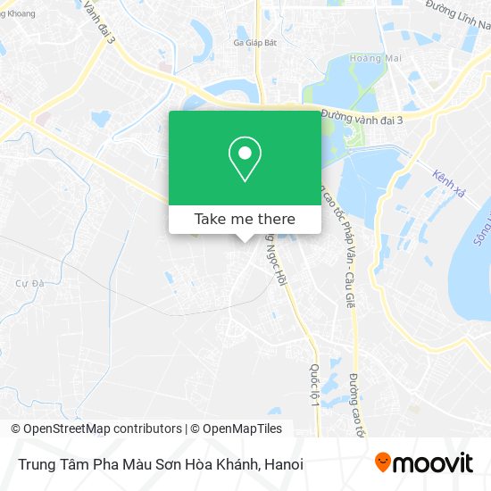 Trung Tâm Pha Màu Sơn Hòa Khánh map