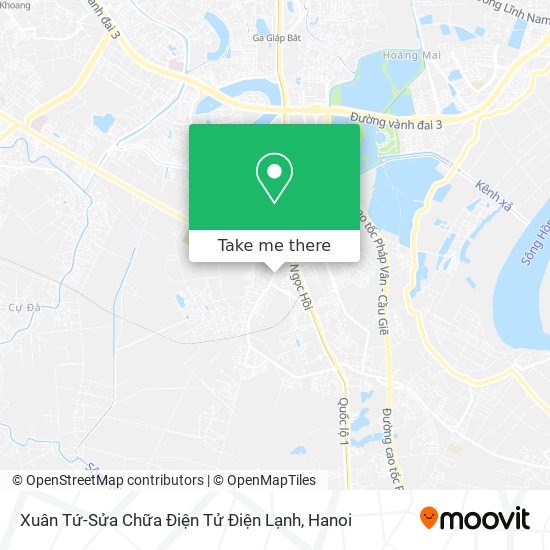 Xuân Tứ-Sửa Chữa Điện Tử Điện Lạnh map