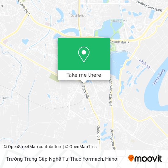 Trường Trung Cấp Nghề Tư Thục Formach map