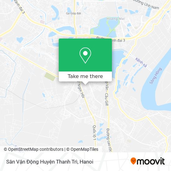 Sân Vận Động Huyện Thanh Trì map