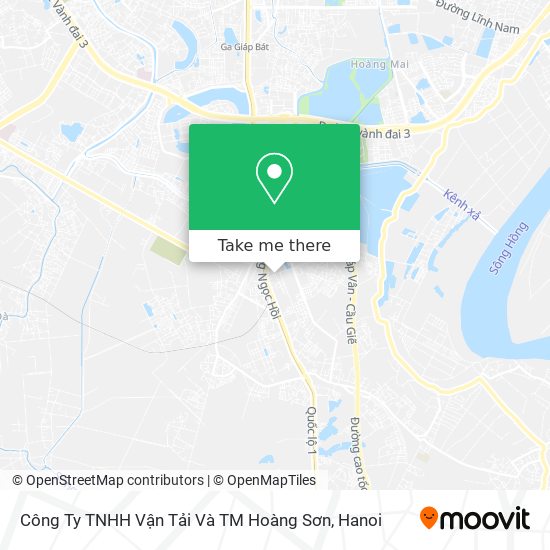 Công Ty TNHH Vận Tải Và TM Hoàng Sơn map