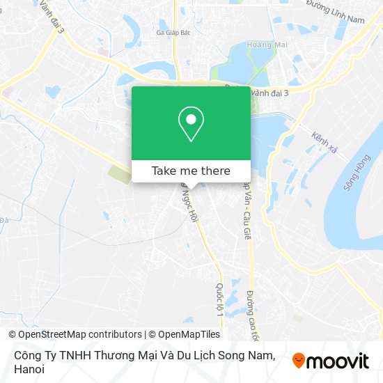 Công Ty TNHH Thương Mại Và Du Lịch Song Nam map