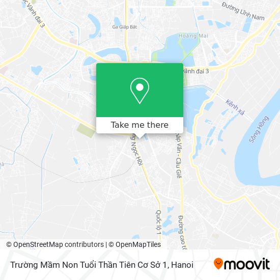 Trường Mầm Non Tuổi Thần Tiên Cơ Sở 1 map