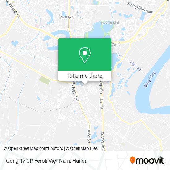 Công Ty CP Feroli Việt Nam map