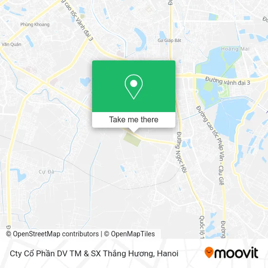Cty Cổ Phần DV TM & SX Thắng Hương map