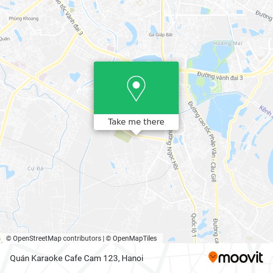 Quán Karaoke Cafe Cam 123 map