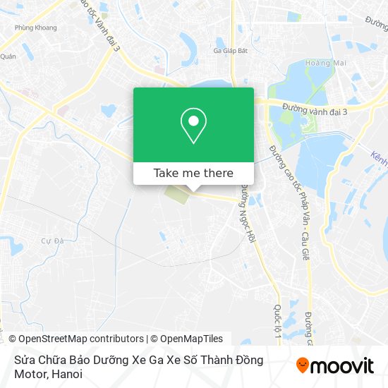 Sửa Chữa Bảo Dưỡng Xe Ga Xe Số Thành Đồng Motor map