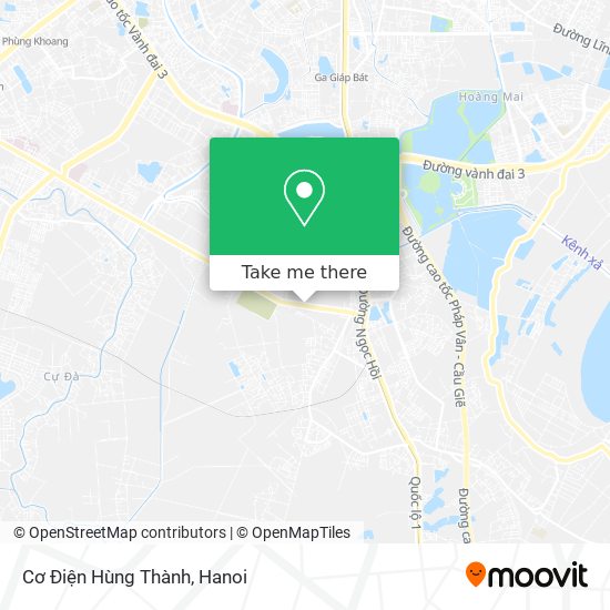 Cơ Điện Hùng Thành map