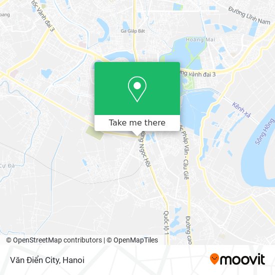 Văn Điển City map