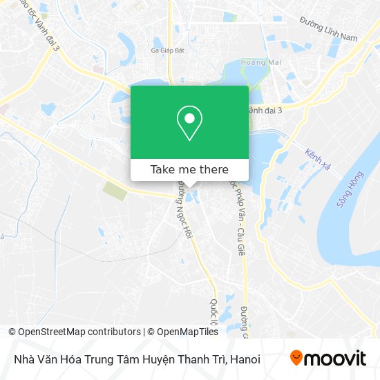 Nhà Văn Hóa Trung Tâm Huyện Thanh Trì map