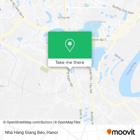 Nhà Hàng Giang Béo map