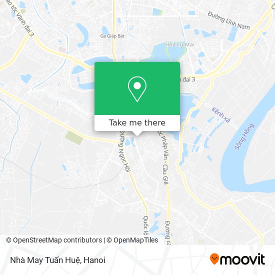 Nhà May Tuấn Huệ map