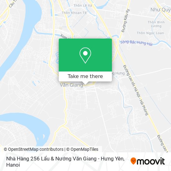 Nhà Hàng 256 Lẩu & Nướng Văn Giang - Hưng Yên map