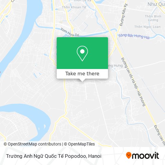 Trường Anh Ngữ Quốc Tế Popodoo map