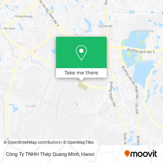 Công Ty TNHH Thép Quang Minh map