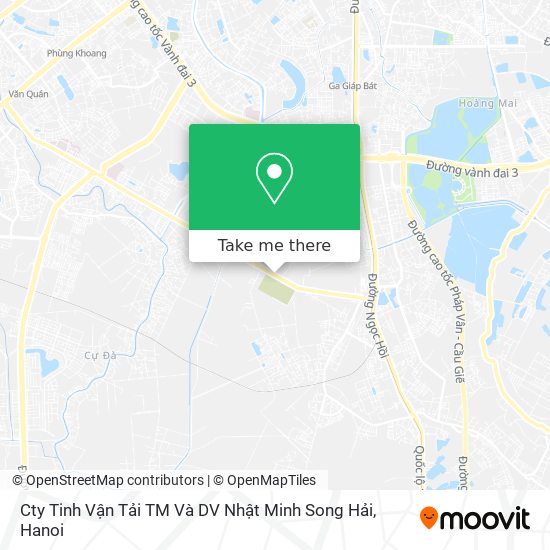 Cty Tinh Vận Tải TM Và DV Nhật Minh Song Hải map