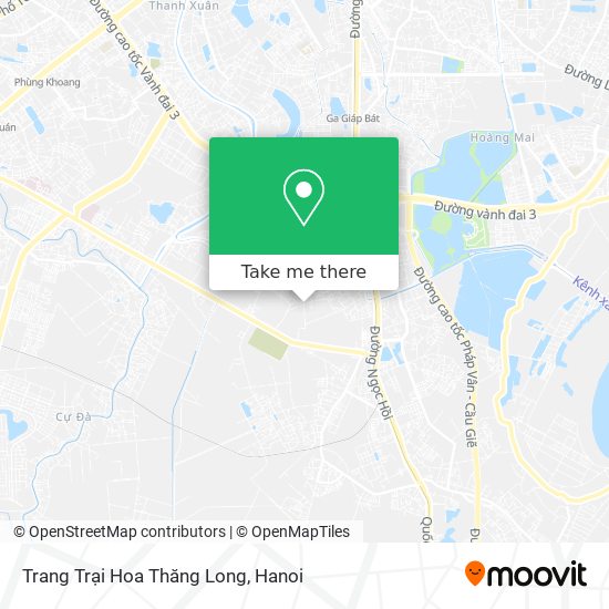 Trang Trại Hoa Thăng Long map