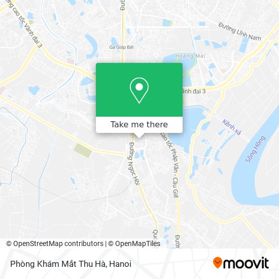 Phòng Khám Mắt Thu Hà map
