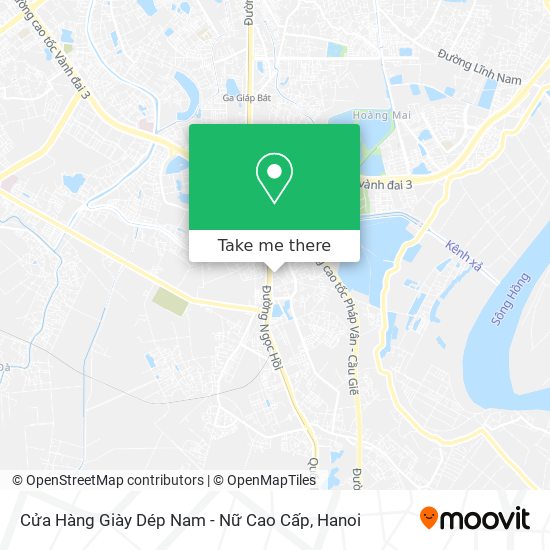 Cửa Hàng Giày Dép Nam - Nữ Cao Cấp map