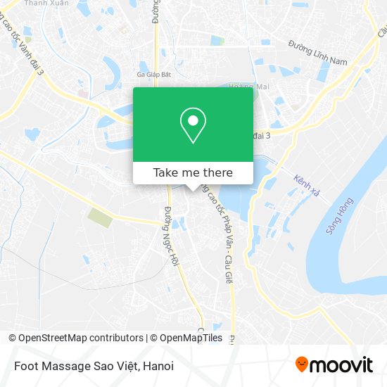 Foot Massage Sao Việt map