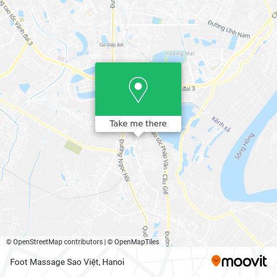 Foot Massage Sao Việt map