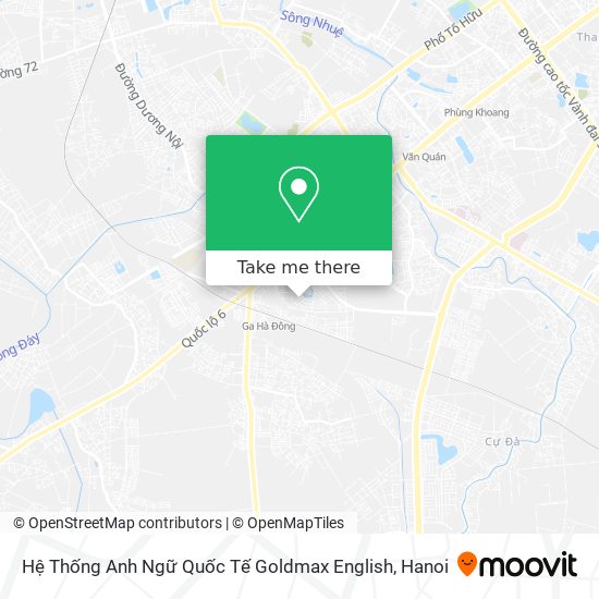 Hệ Thống Anh Ngữ Quốc Tế Goldmax English map