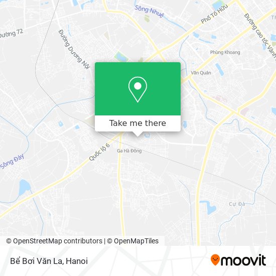 Bể Bơi Văn La map