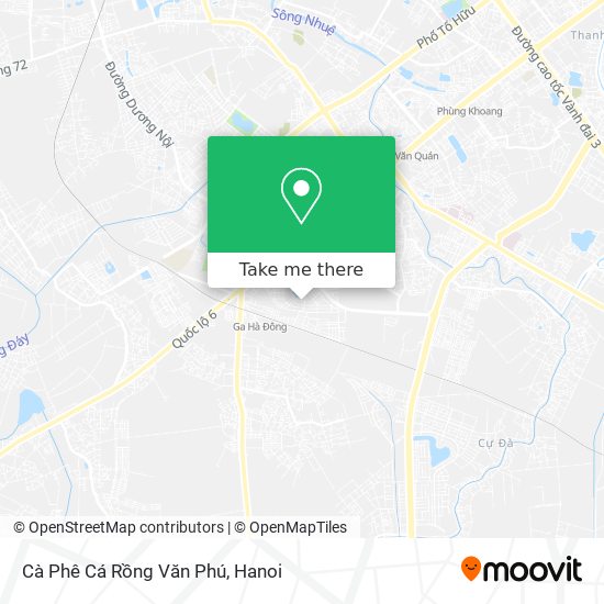 Cà Phê Cá Rồng Văn Phú map
