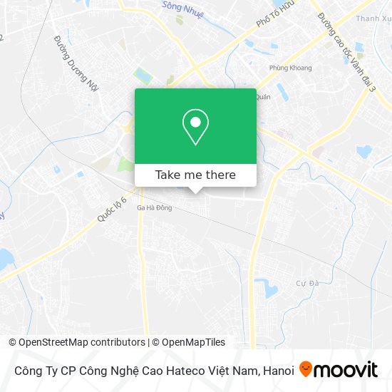 Công Ty CP Công Nghệ Cao Hateco Việt Nam map