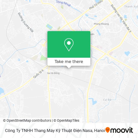 Công Ty TNHH Thang Máy Kỹ Thuật Điện Nasa map
