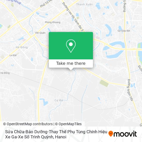 Sửa Chữa-Bảo Dưỡng-Thay Thế Phụ Tùng Chính Hiệu Xe Ga-Xe Số Trình Quỳnh map