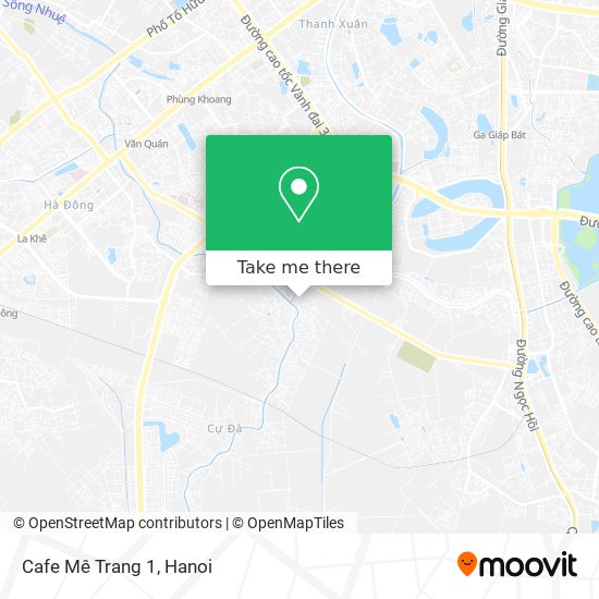Cafe Mê Trang 1 map