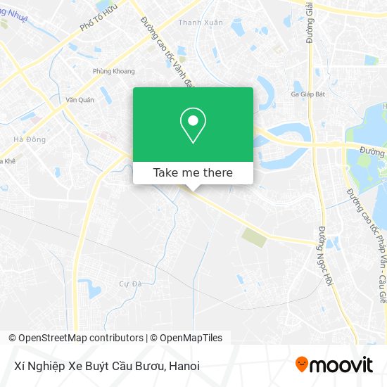 Xí Nghiệp Xe Buýt Cầu Bươu map