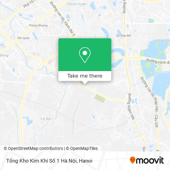 Tổng Kho Kim Khí Số 1 Hà Nội map