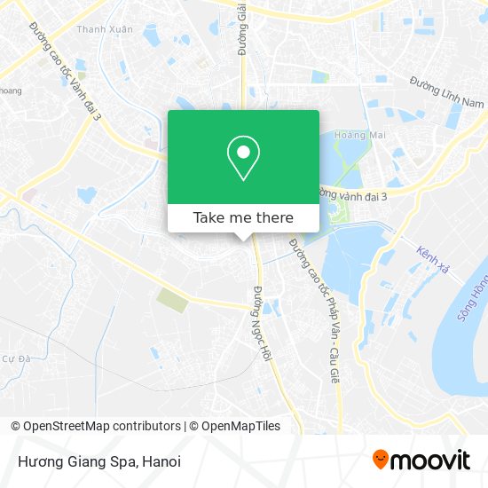 Hương Giang Spa map