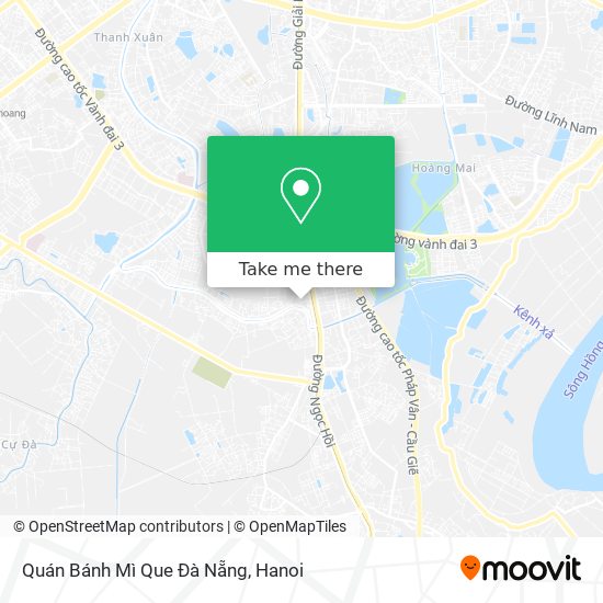 Quán Bánh Mì Que Đà Nẵng map
