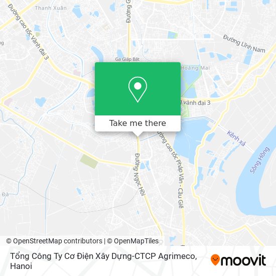 Tổng Công Ty Cơ Điện Xây Dựng-CTCP Agrimeco map