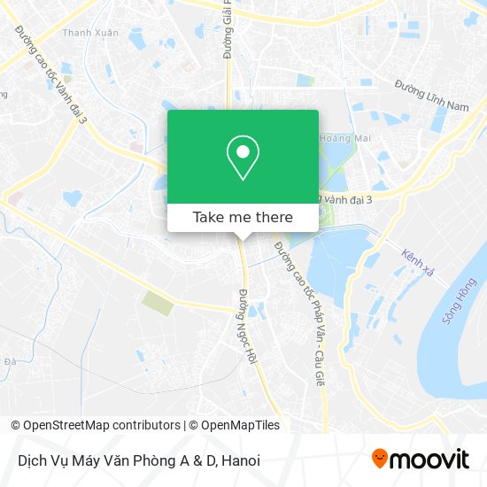 Dịch Vụ Máy Văn Phòng A & D map