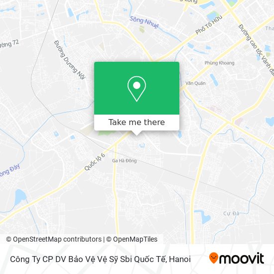 Công Ty CP DV Bảo Vệ Vệ Sỹ Sbi Quốc Tế map