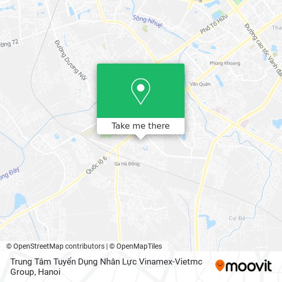 Trung Tâm Tuyển Dụng Nhân Lực Vinamex-Vietmc Group map