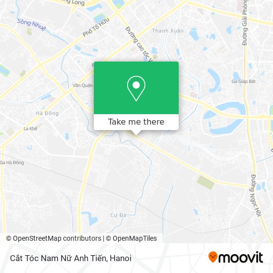 Cắt Tóc Nam Nữ Anh Tiến map