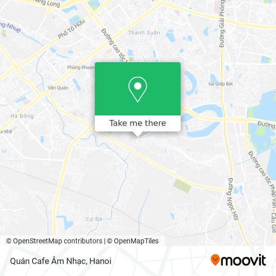 Quán Cafe Âm Nhạc map