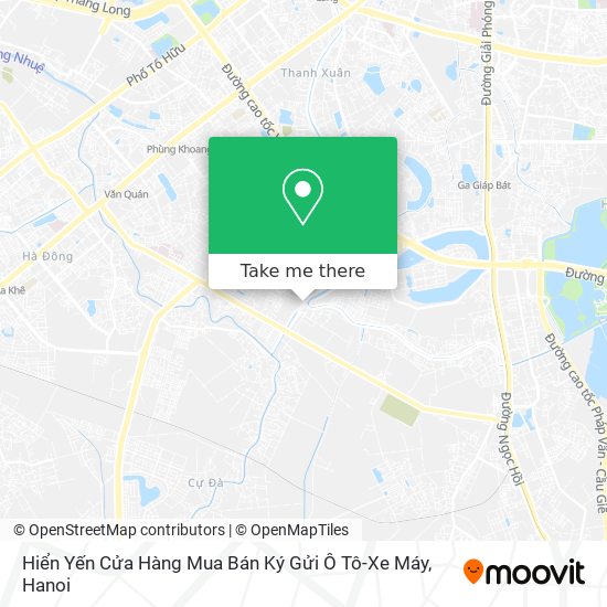 Hiển Yến Cửa Hàng Mua Bán Ký Gửi Ô Tô-Xe Máy map