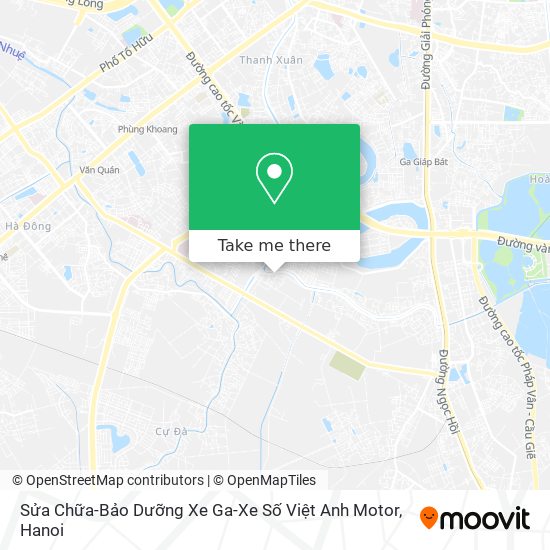 Sửa Chữa-Bảo Dưỡng Xe Ga-Xe Số Việt Anh Motor map