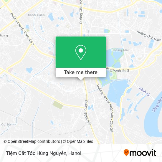 Tiệm Cắt Tóc Hùng Nguyễn map