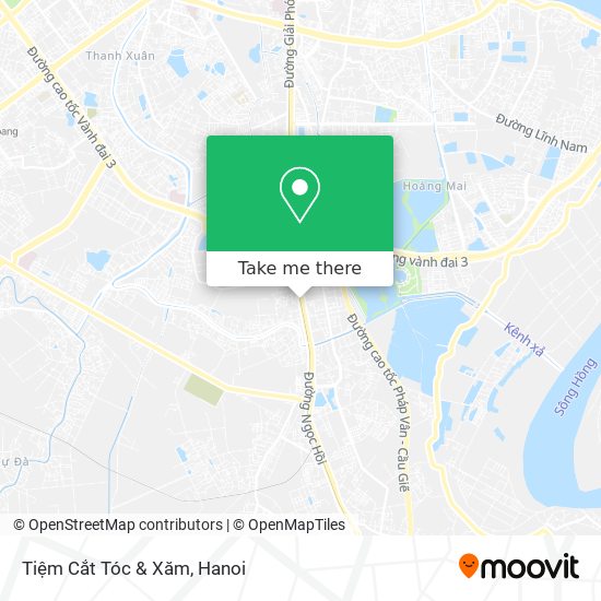 Tiệm Cắt Tóc & Xăm map