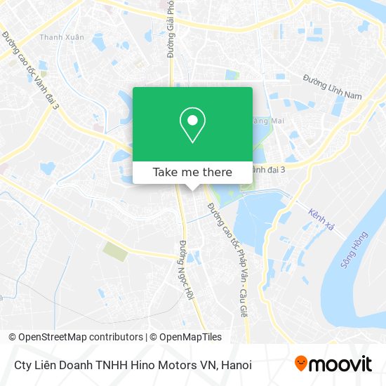 Cty Liên Doanh TNHH Hino Motors VN map