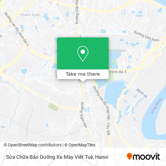 Sửa Chữa Bảo Dưỡng Xe Máy Viết Tuệ map