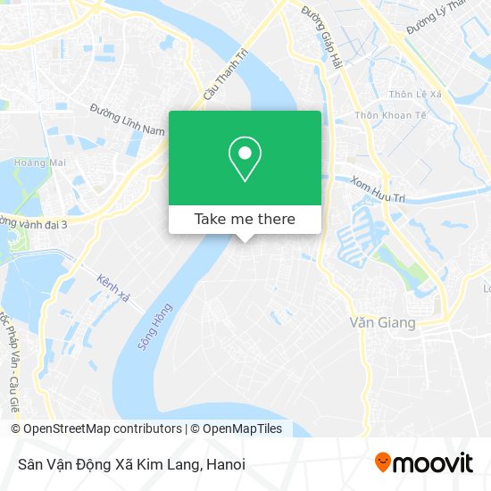 Sân Vận Động Xã Kim Lang map