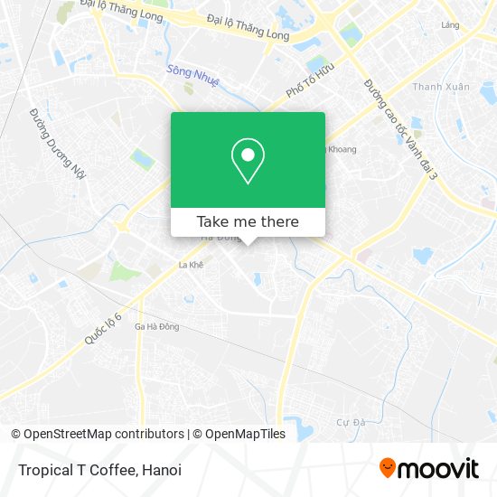 Tropical T Coffee map